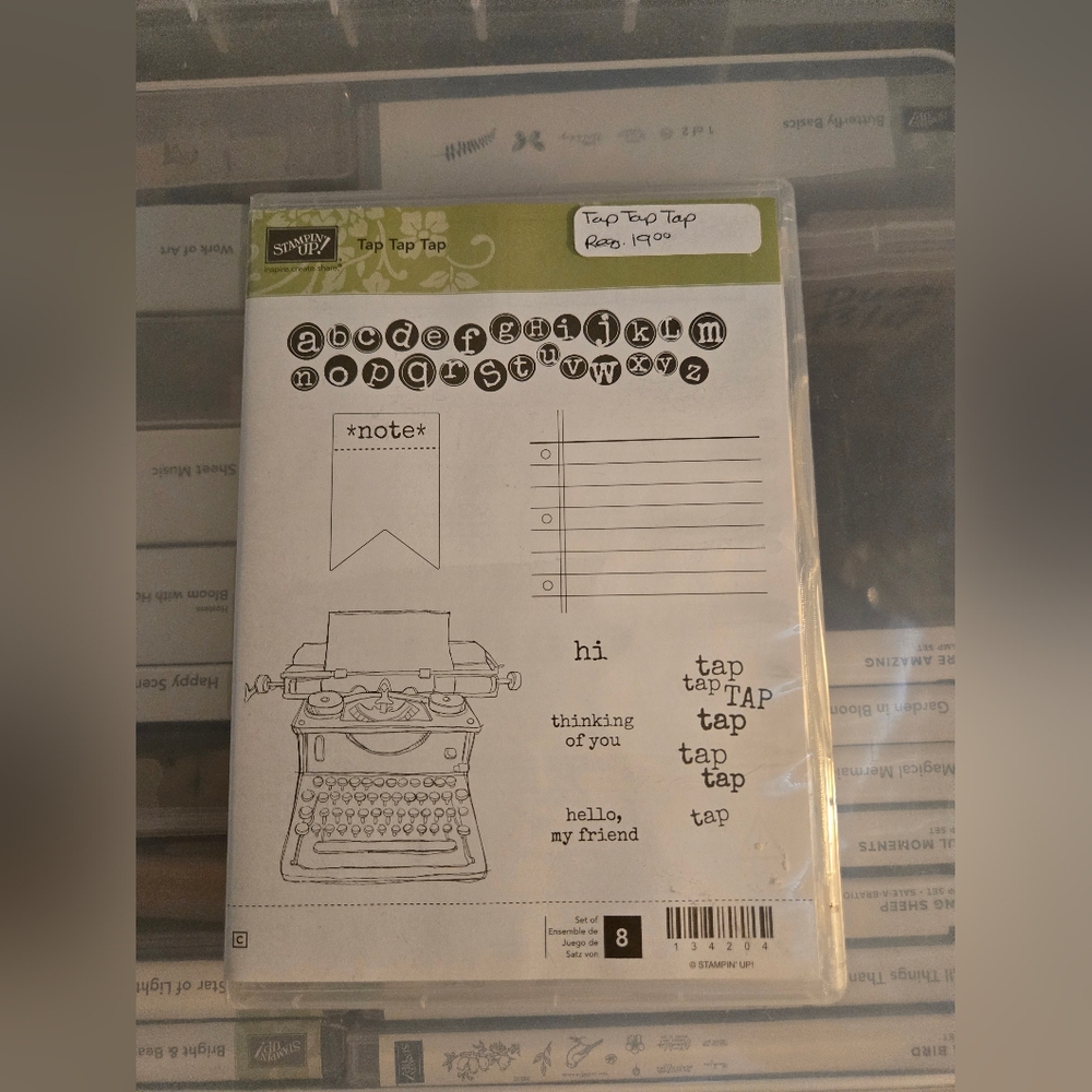 Stampin' Up! Tap Tap Tap Stamp Set